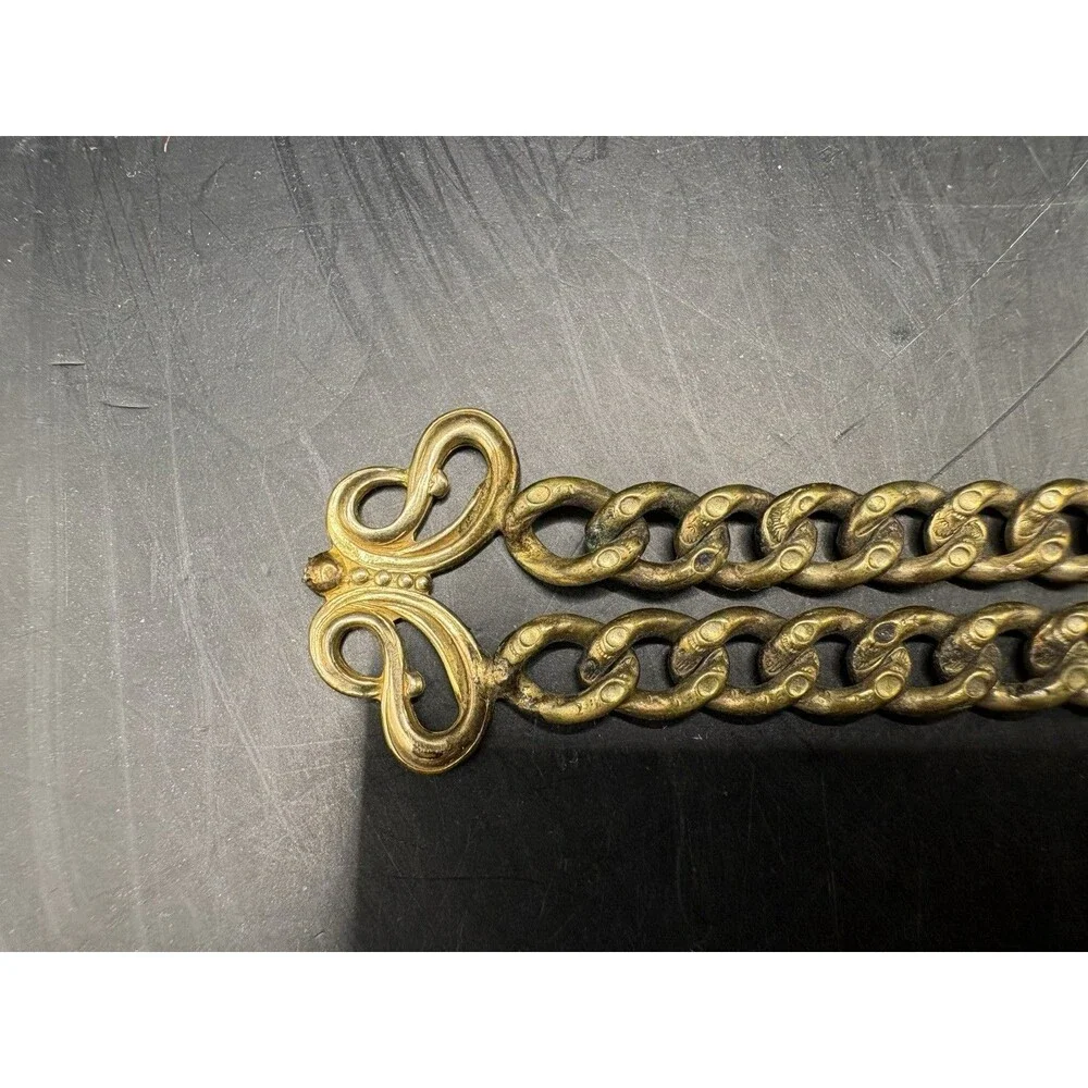 Antique WHB & Co Gold Filled  Watch Chain Fob 4” Beautiful!